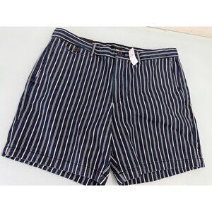 New Banana Republic Lived-In Chino Shorts Mens 36 Striped 7" Preppy NWT